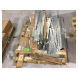 Pallet Assorted Hangers and Brackets- See Images Pallet Assorted Hangers and Brackets- See Images