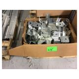 Box of Assorted Hangers and Brackets- See Images Box of Assorted Hangers and Brackets- See Images