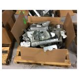 Box of Assorted Hangers and Brackets- See Images Box of Assorted Hangers and Brackets- See Images