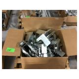 Box of Assorted Hangers and Brackets- See Images Box of Assorted Hangers and Brackets- See Images