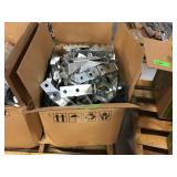 Box of Assorted Hangers and Brackets- See Images Box of Assorted Hangers and Brackets- See Images