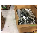 Box of Assorted Hangers and Brackets- See Images Box of Assorted Hangers and Brackets- See Images