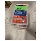 3 Packs of Wedge Anchors 5/8' x 6' 3 Packs of Wedge Anchors 5/8' x 6'