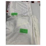4 White Semi-Transparent Decorative Drapes... 4 White Semi-Transparent Decorative Drapes...