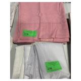 2 Pink Semi-Transparent Decorative Drapes... 2 Pink Semi-Transparent Decorative Drapes...