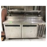 Delfield 66 inch wide two door refrigerated pizza Delfield 66 inch wide two door refrigerated pizza
