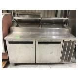 Delfield 66 inch wide two door refrigerated pizza