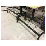 Two wine glass racks in fair condition