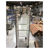 Tray rack on wheels Tray rack on wheels