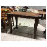 36" x 54" wood pub table