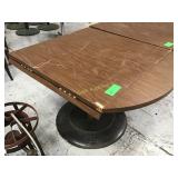 36' x 36' convertible table with scrapes 36' x 36' convertible table with scrapes