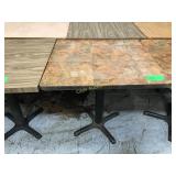 30' x 30' table 30' x 30' table