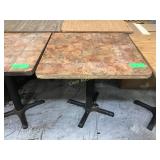 30' x 30' table 30' x 30' table