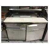 Randell 48 inch to door refrigerated pizza prep Randell 48 inch to door refrigerated pizza prep