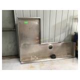 L shaped drainboard with no legs L shaped drainboard with no legs