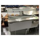 Artica 118 ice cream dipping cabinet on wheels,