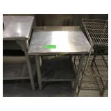 24 inch stainless steel top equipment stand with