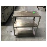 Stainless steel kitchen cart