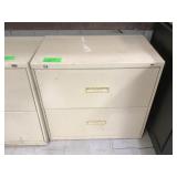 Two drawer lateral file cabinet no keys Two drawer lateral file cabinet no keys