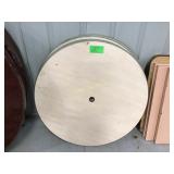 4 round table tops only with whole in middle