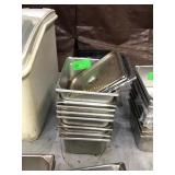 Stainless steel inserts with four lids Stainless steel inserts with four lids