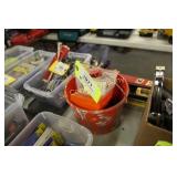 Lot of screw extractors and hole drill bits