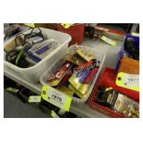 Lot of wire, rope & scissors