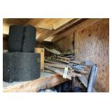 Roofing materials, brackets, vents