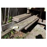 Lot of staging planks