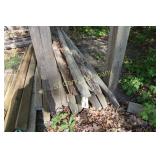 Lot of Split fence rails
