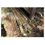 Lot of PT garden timbers