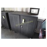 2-Door metal electronic storage cabinet w/