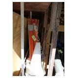 Lot of traffic cones & boundary markers