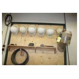 LOT OF FACE SHIELDS & HARD HATS