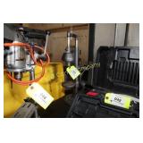 ANTIQUE CAST IRON DRILL WITH MOTOR