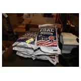 BAGS OF CHESTNUT COAL WITH CART