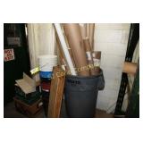 5 GALLON BUCKETS AND CARDBOARD TUBES