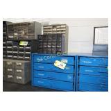 METAL STORAGE BOX AND CONTENTS