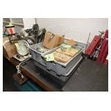 LOT OF S-HOOKS, HINGES, I-BOLTS