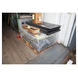 PALLET OF CLEAR PLASTIC 40" X 27"