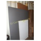 LOT OF PLASTIC SHEET & CARDBOARD
