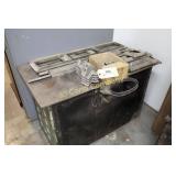 ANTIQUE TILED PEAT STOVE