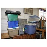 PLASTIC STORAGE BINS