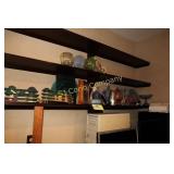 LOT OF CONTENTS ON SHELVES (NO COMPUTERS)
