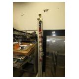 Flagpole and flag