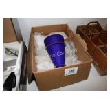 Cobalt blue wall sconce lights