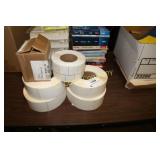 Lot of roll labels