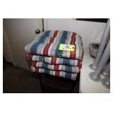 Lot of 4 outdoor cushions