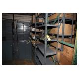 Sections of metal shelving - 3