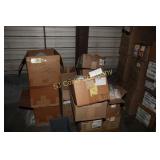 Lot:  Sample trays, earring cards, box inserts